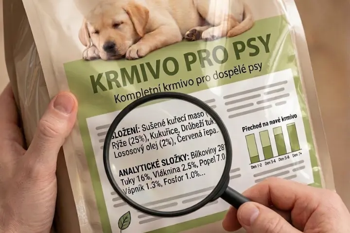 Etiketa granulí pro psy – co číst na obalu krmiva?