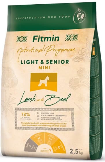 Fitmin Nutritional Programme Lamb with Beef Mini Senior/Light