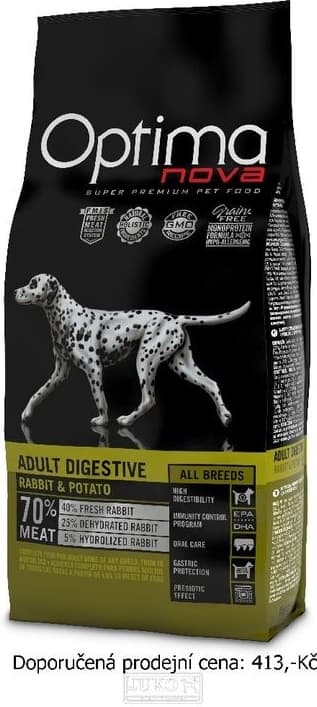 Optima Nova Adult DIGESTIVE Grain Free Rabbit