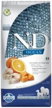 N&D Ocean Grain Free Adult Medium & Maxi Codfish & Orange