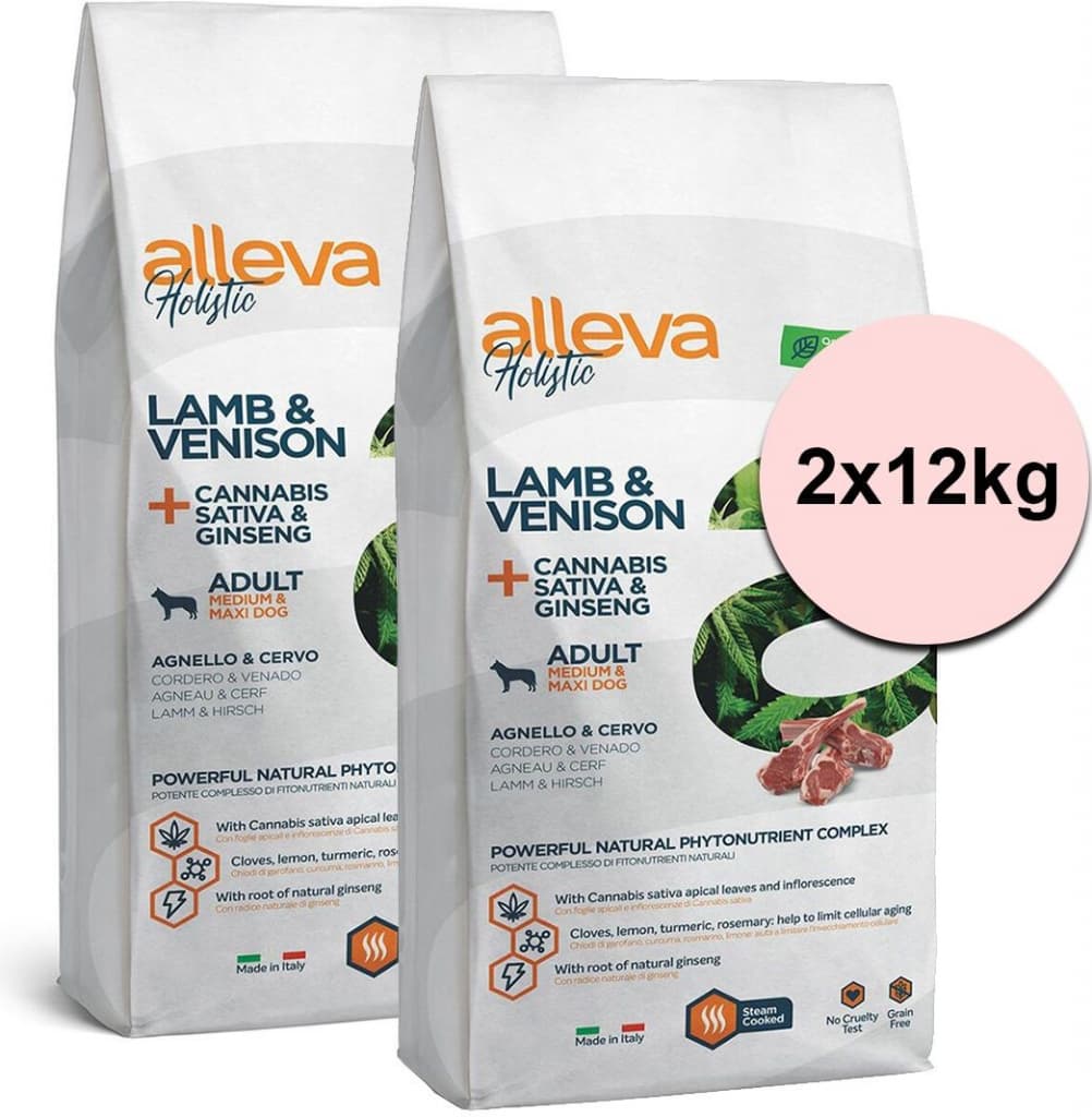 Alleva Holistic Adult Medium / Maxi Lamb and Venison