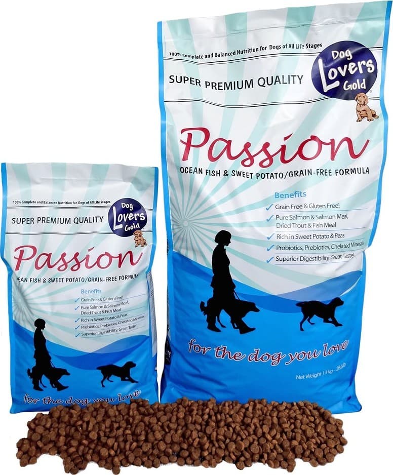 Dog Lover's Gold Passion Ocean Fish & Sweet Potato