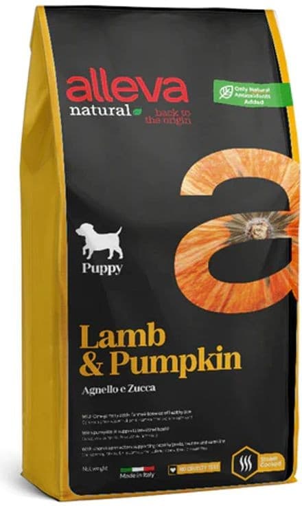 Alleva Natural Puppy All breeds Lamb and Pumpkin