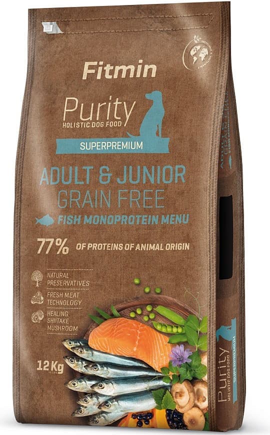 Fitmin Purity Grain Free Adult & Junior Fish Menu