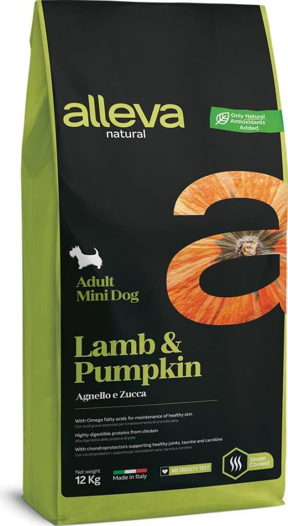Alleva Natural Adult Mini Lamb and Pumpkin