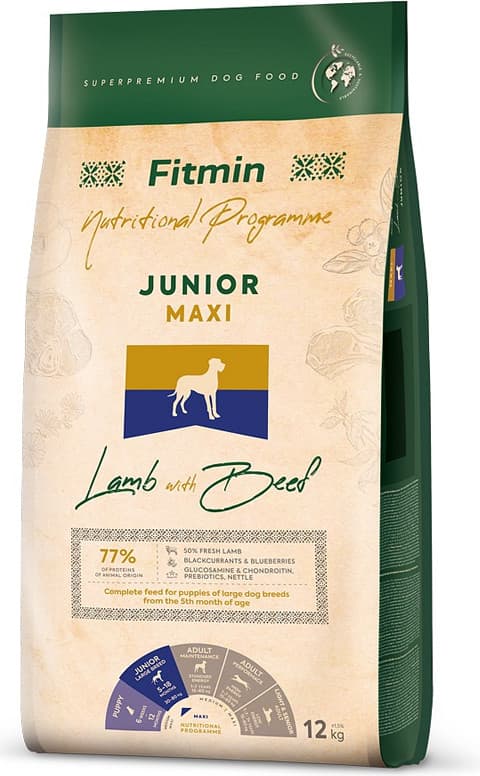 Fitmin Nutritional Programme Maxi Junior Lamb & Beef