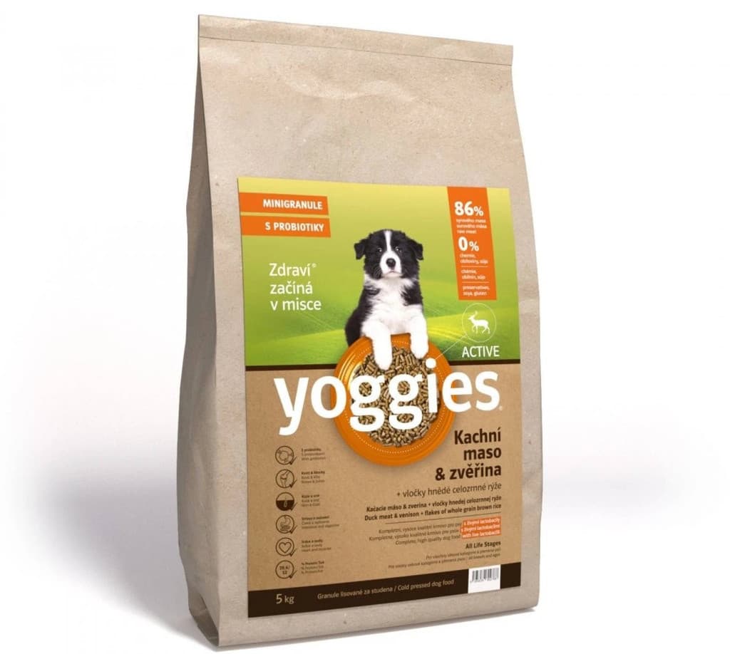 Yoggies Original Mini Active Kachna & zvěřina