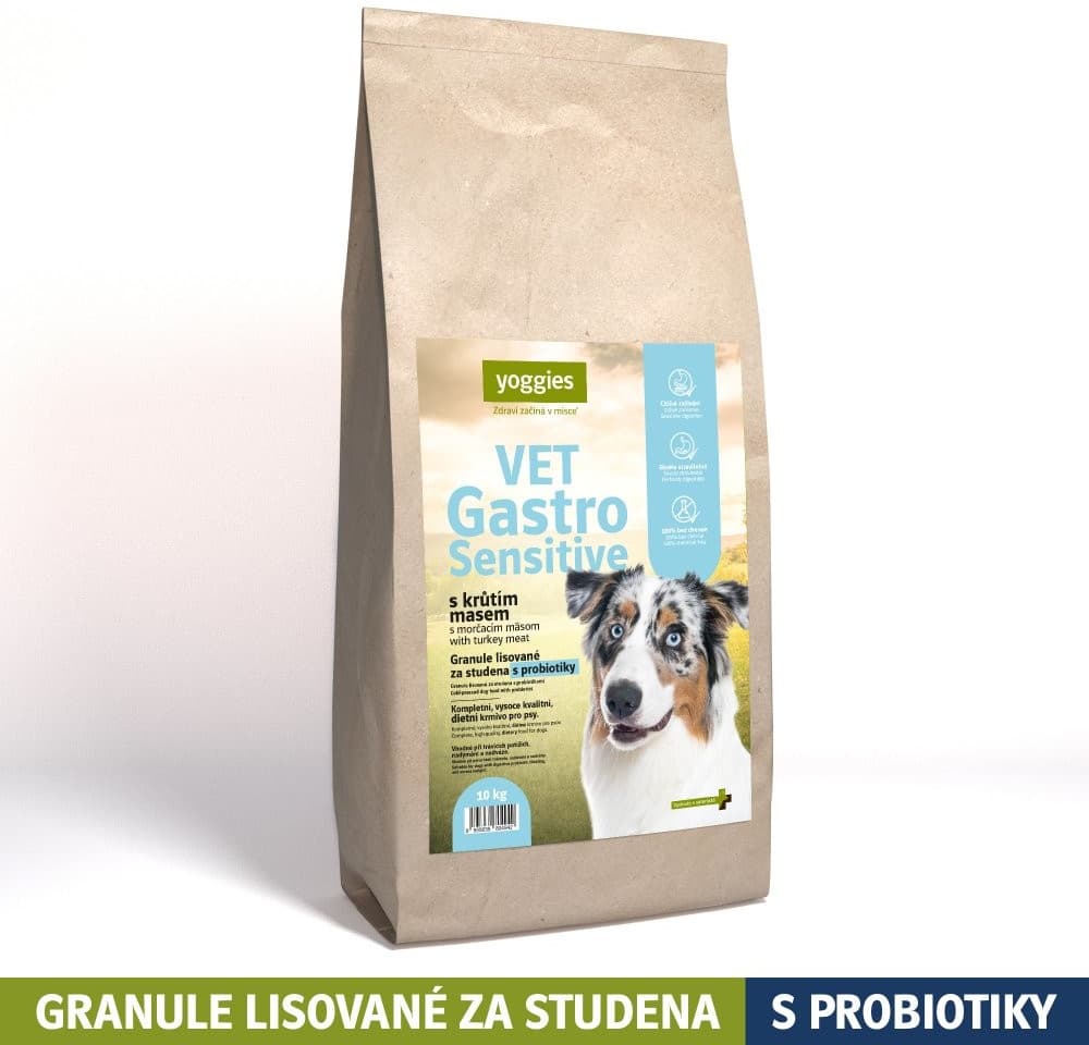 Yoggies VET Gastro Sensitive s krůtím masem