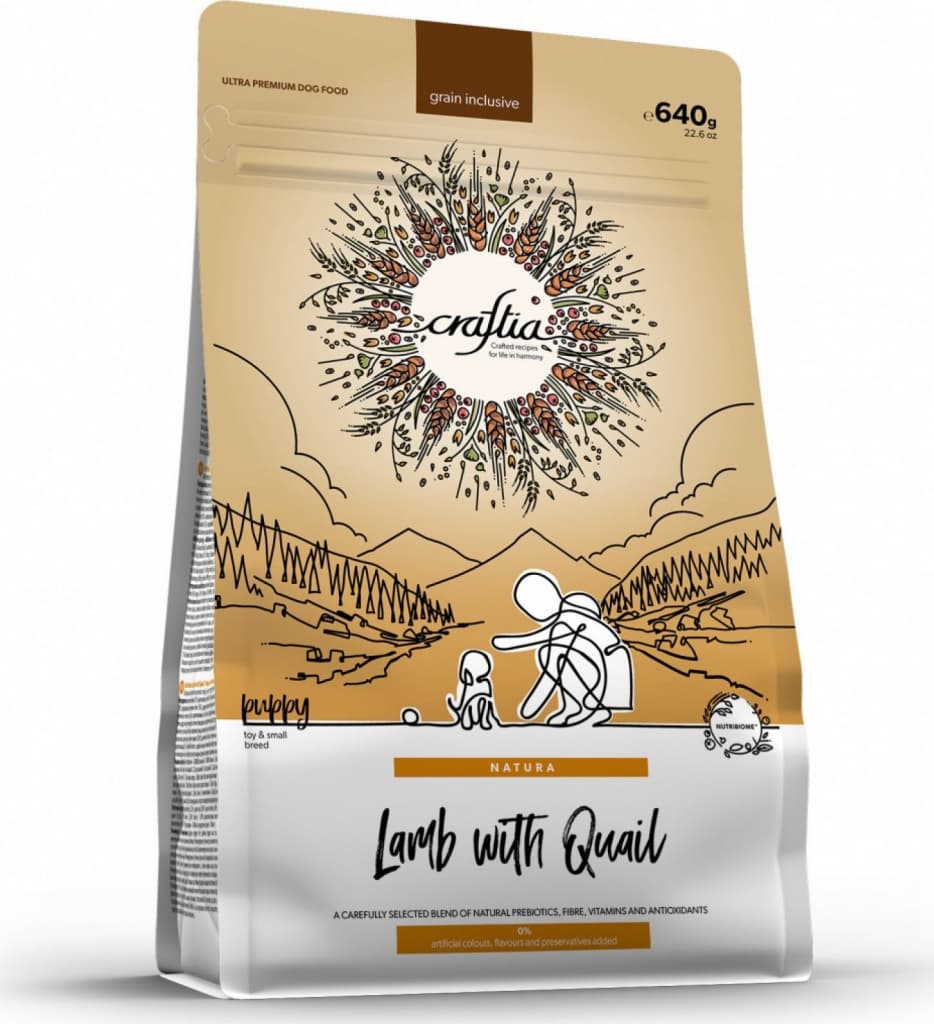 Craftia Natura Puppy M/L Lamb & Quail