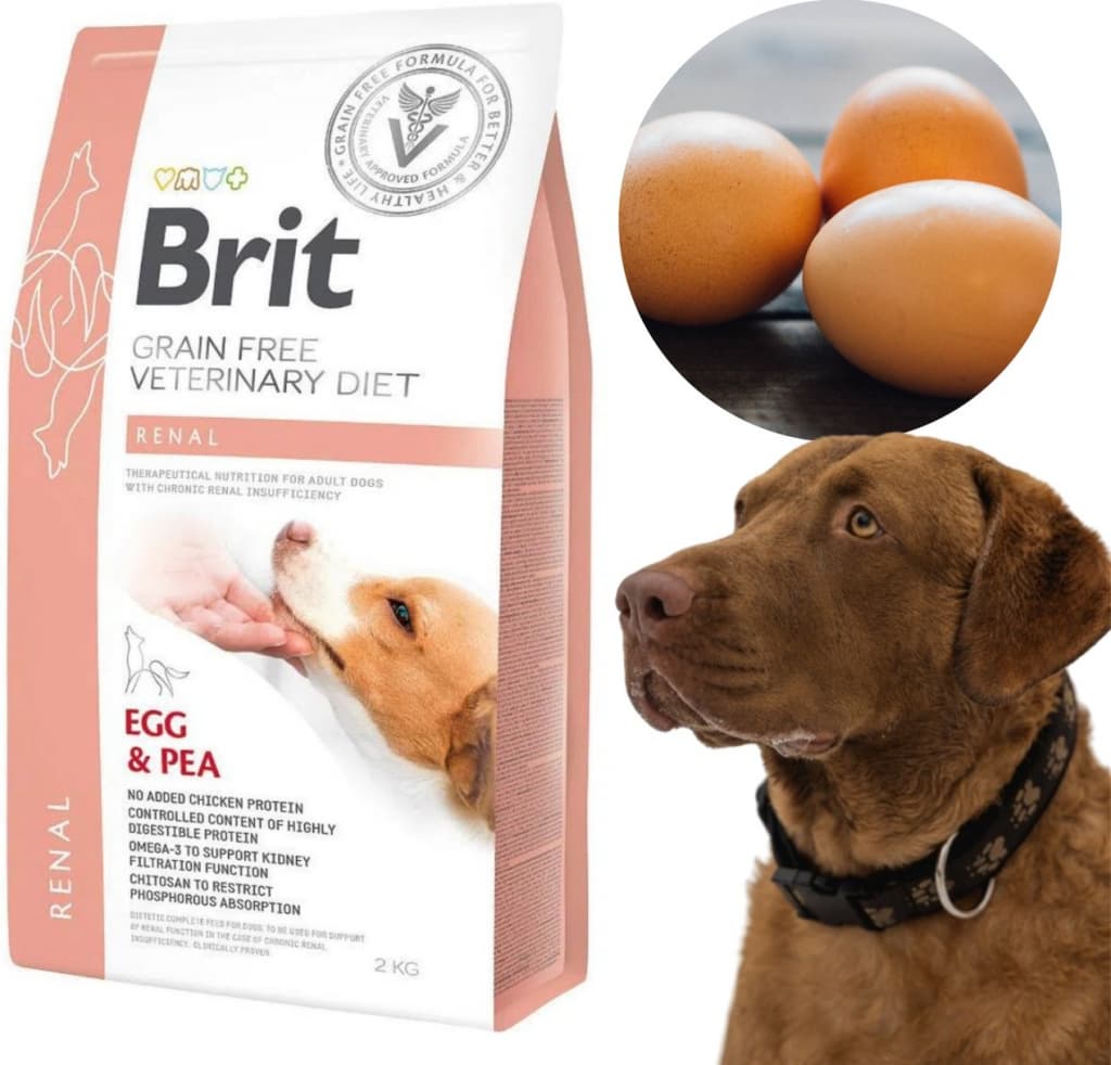 Brit Veterinary Diet Grain Free Renal Egg & Pea