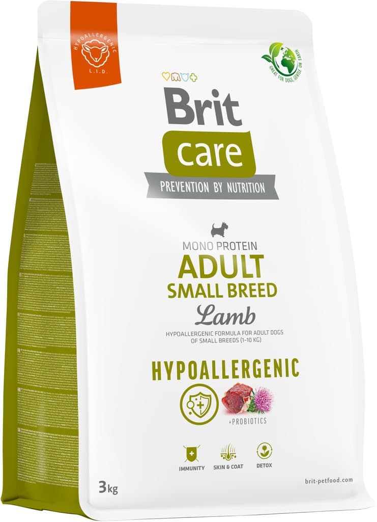 Brit Care Hypoallergenic Adult Small Breed Lamb