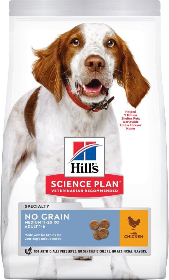 Hill's Science Plan Adult 1-6 No Grain Medium Chicken