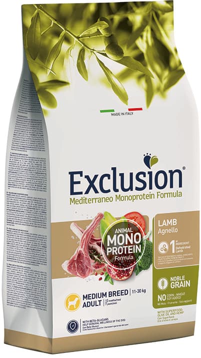 Exclusion Mediterraneo Adult Medium Lamb