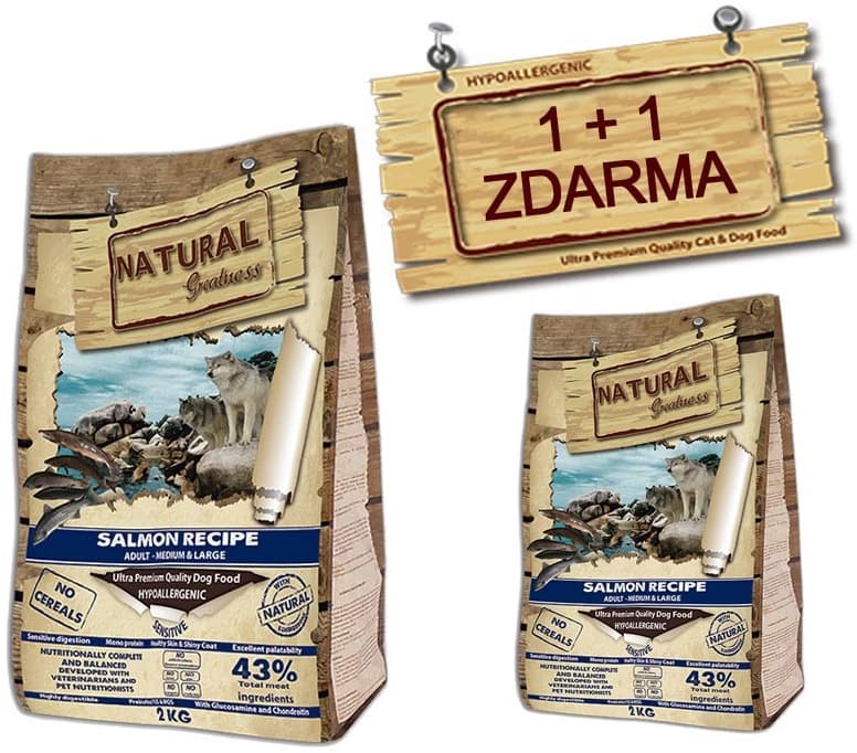 Natural Greatness Hypoallergenic Medium & Large Salmon