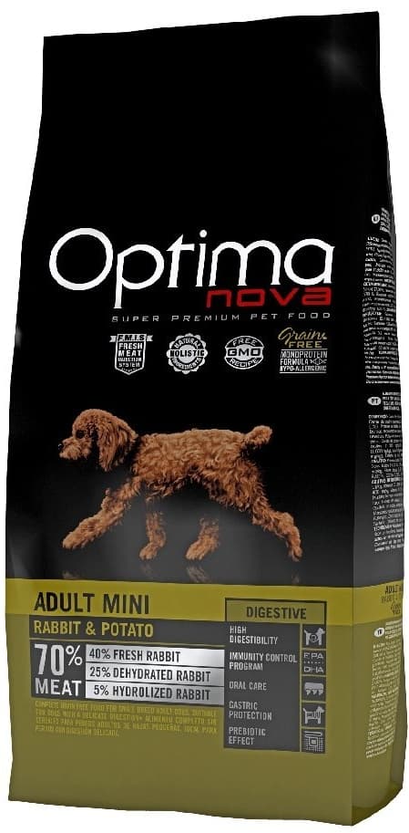 Optima Nova Adult MINI Digestive Grain Free Rabbit