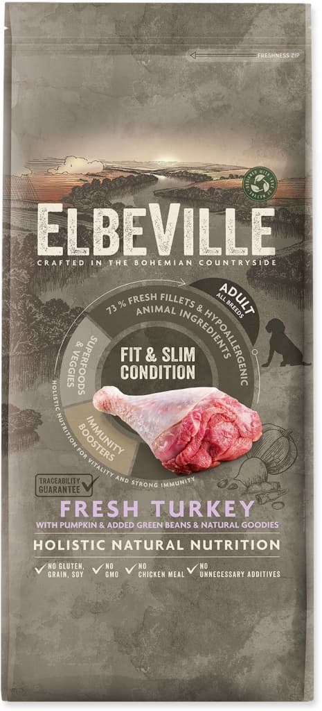 Elbeville Adult All Breeds Fresh Turkey Fit and Slim Condition