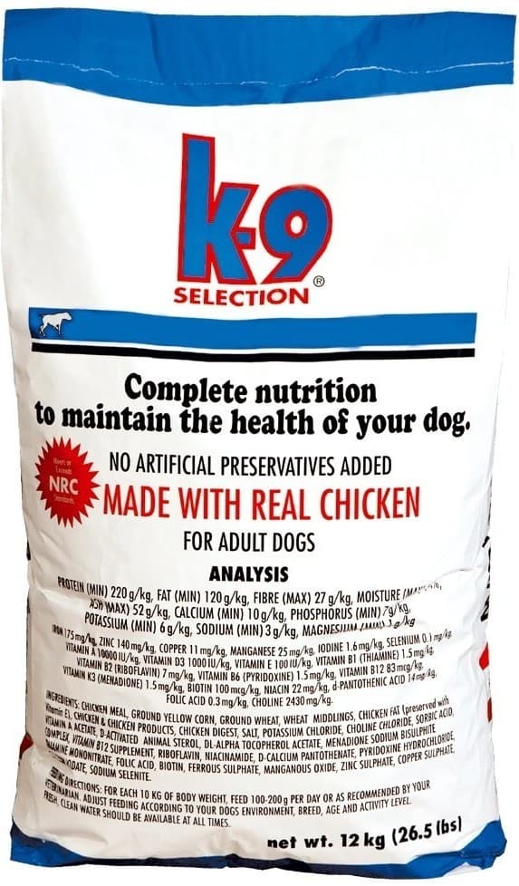 K-9 Selection Maintenance