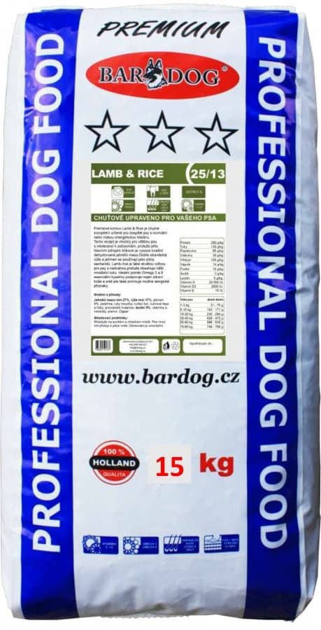 Bardog Premium Lamb & Rice 25/13