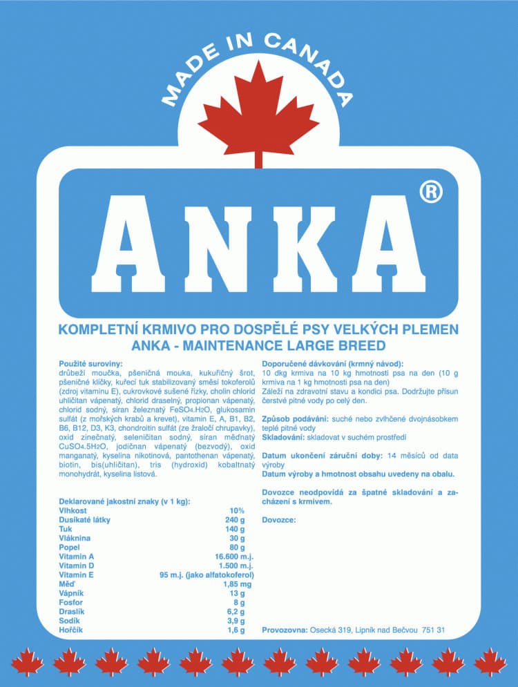 Anka Maintenance Large Breed