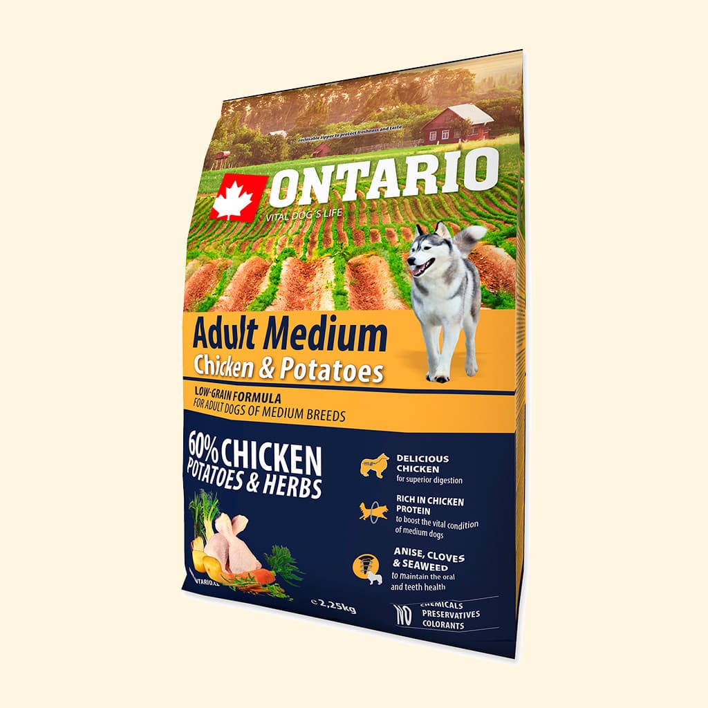 Ontario Adult Medium Chicken & Potatoes