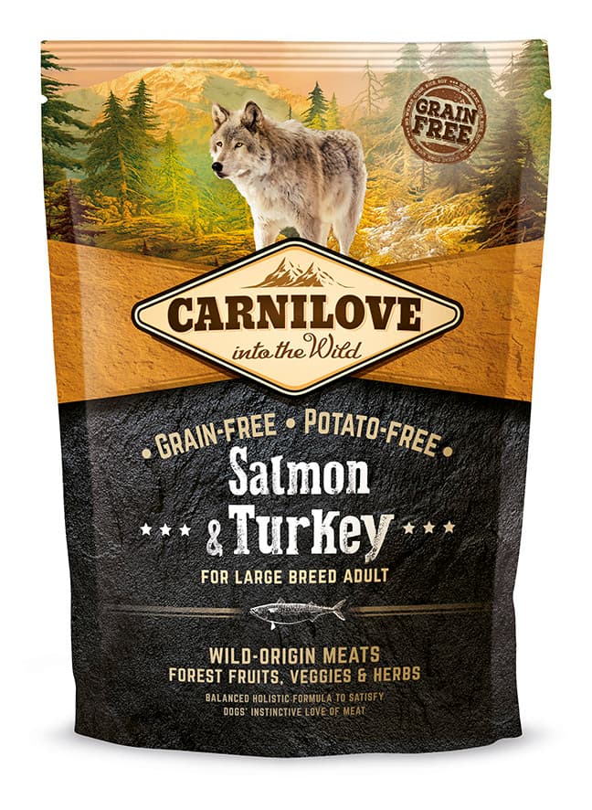 Carnilove Original Adult Large Breed Salmon & Turkey Grain Free