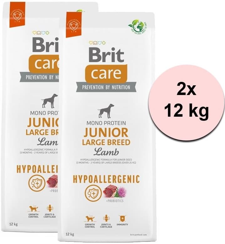 Brit Care Hypoallergenic Junior Large Breed Lamb
