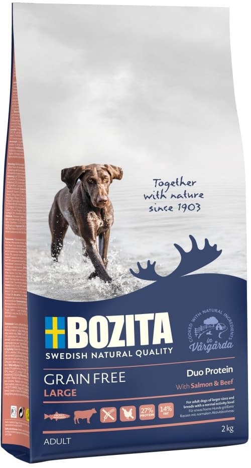 Bozita Grain Free Large Salmon & Beef