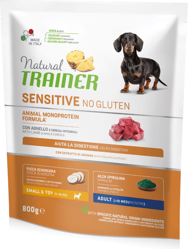 Trainer Natural Sensitive No Gluten Adult Mini Jehně
