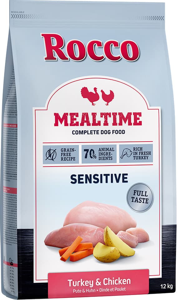 Rocco Mealtime Sensitive krůtí a kuřecí
