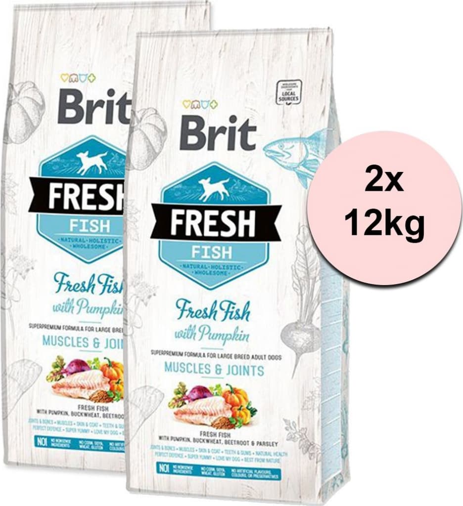 Brit Fresh Fish with Pumpkin Adult Large