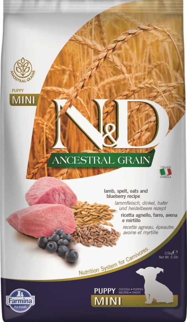 N&D Ancestral Grain Low Grain Adult Lamb & Blueberry