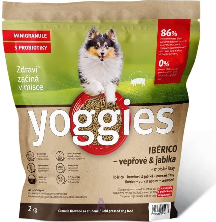 Yoggies Original Mini Ibérico vepřové maso s jablky