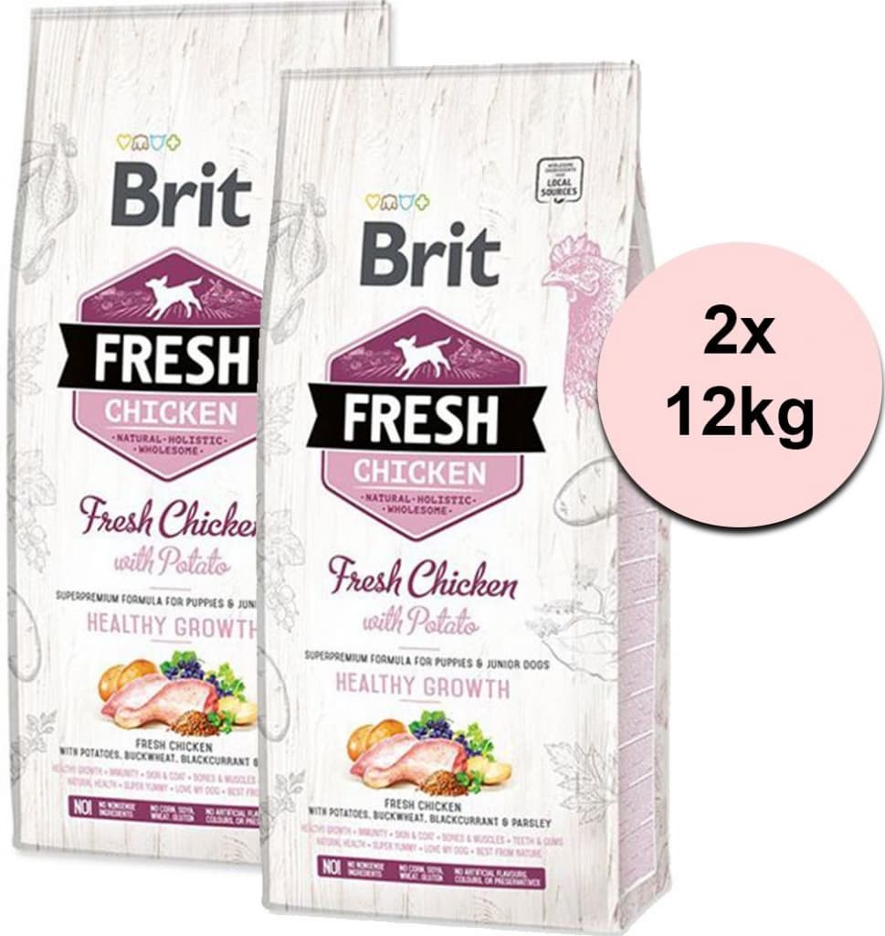 Brit Fresh Chicken & Potato Puppy Healthy Growth