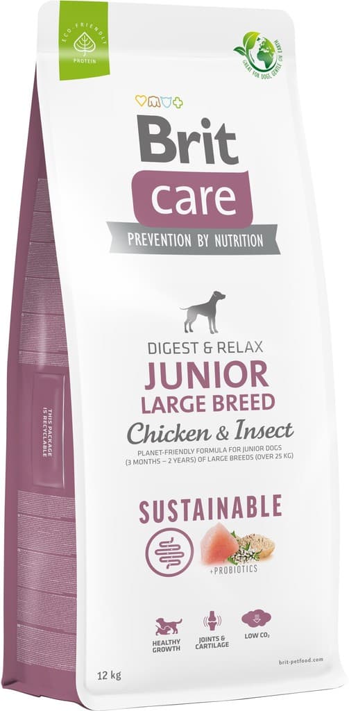 Brit Care Sustainable Junior Large Breed Chicken & Insect