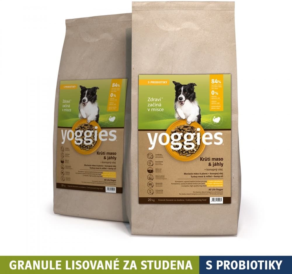 Yoggies Original Krůtí maso & jáhly