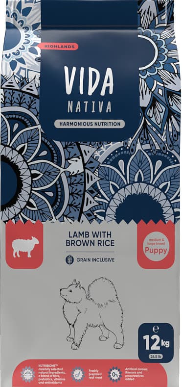 Craftia Vida Nativa Puppy M/L Lamb & Rice