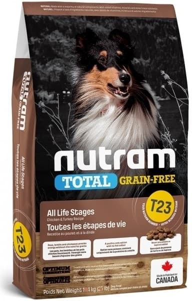 Nutram Total T23 Grain Free Turkey Chicken Duck
