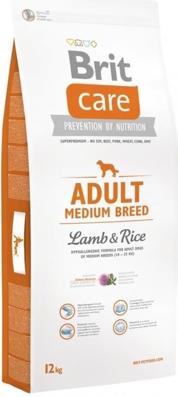 Brit Care Adult Medium Breed Lamb & Rice