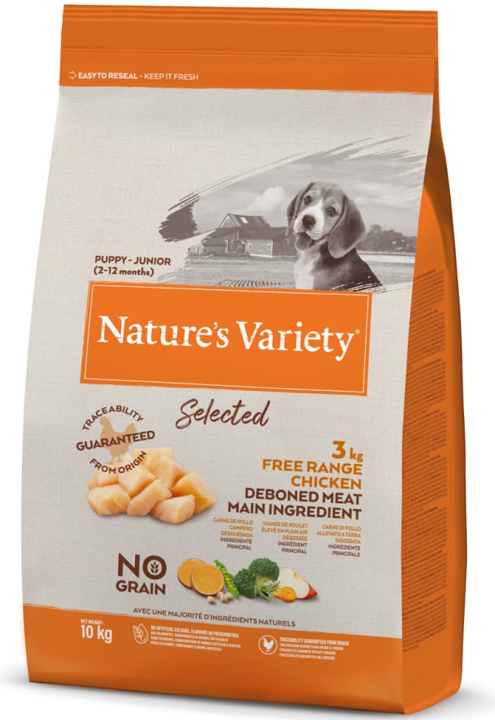 Nature's Variety Selected Junior kuřecí z volného chovu
