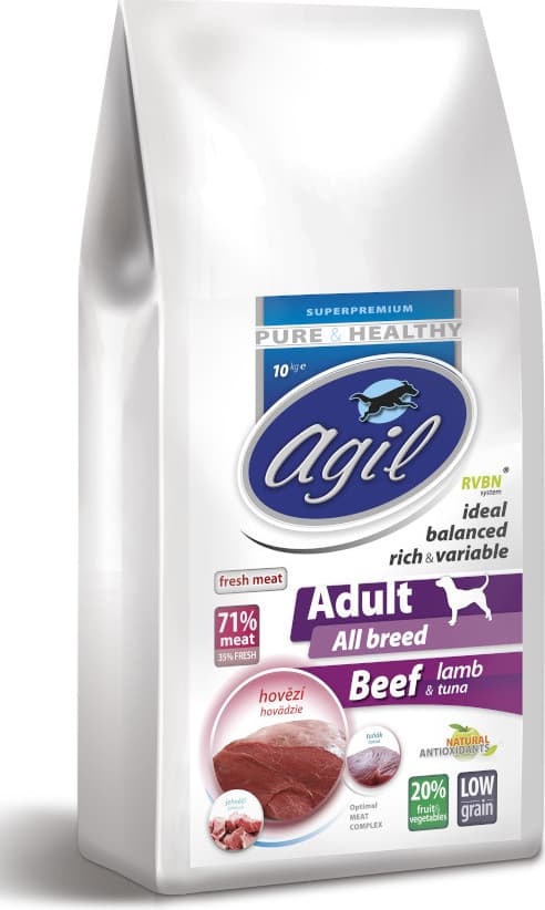 Agil Original Adult All Breed Low Grain Beef