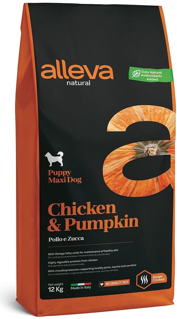 Alleva Natural Puppy Maxi Chicken and Pumpkin