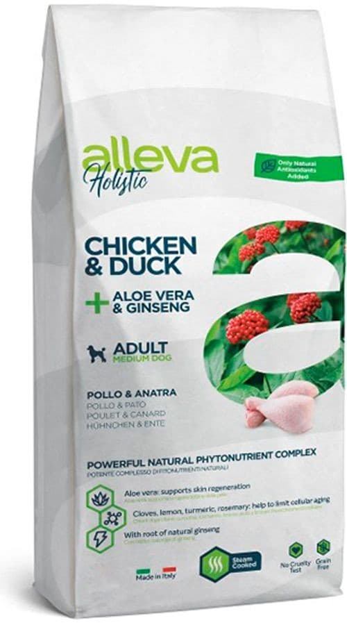 Alleva Holistic Adult Chicken & Duck Medium