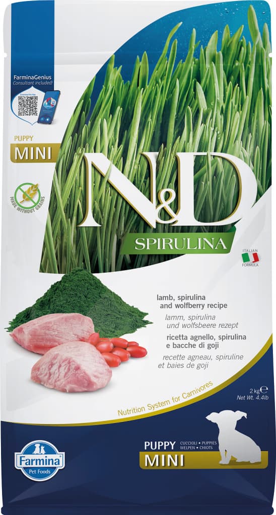 N&D Original Spirulina Puppy Mini Lamb & Wolfberry