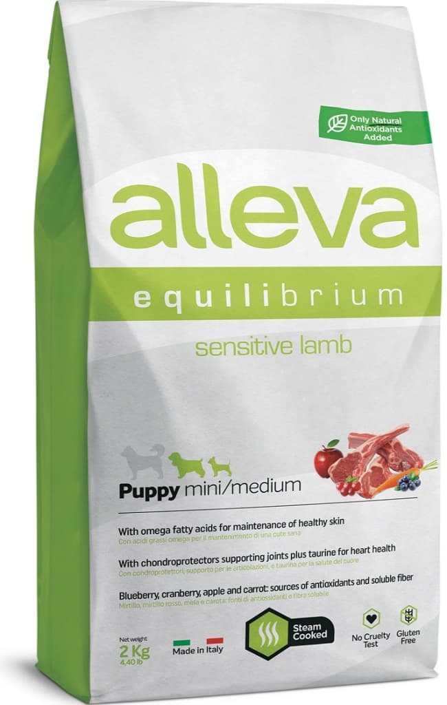 Alleva Equilibrium Sensitive Puppy Mini & Medium Lamb