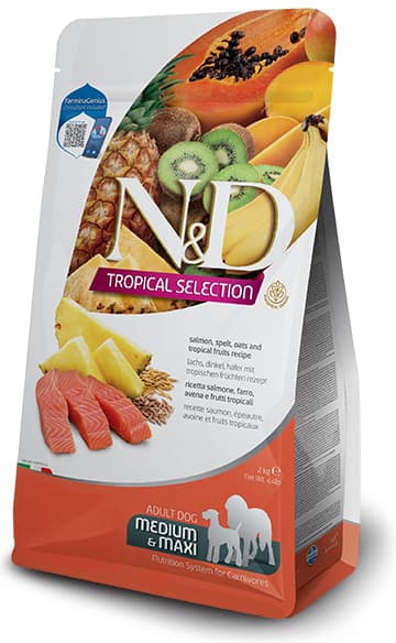 N&D Tropical Selection Adult Medium & Maxi Salmon