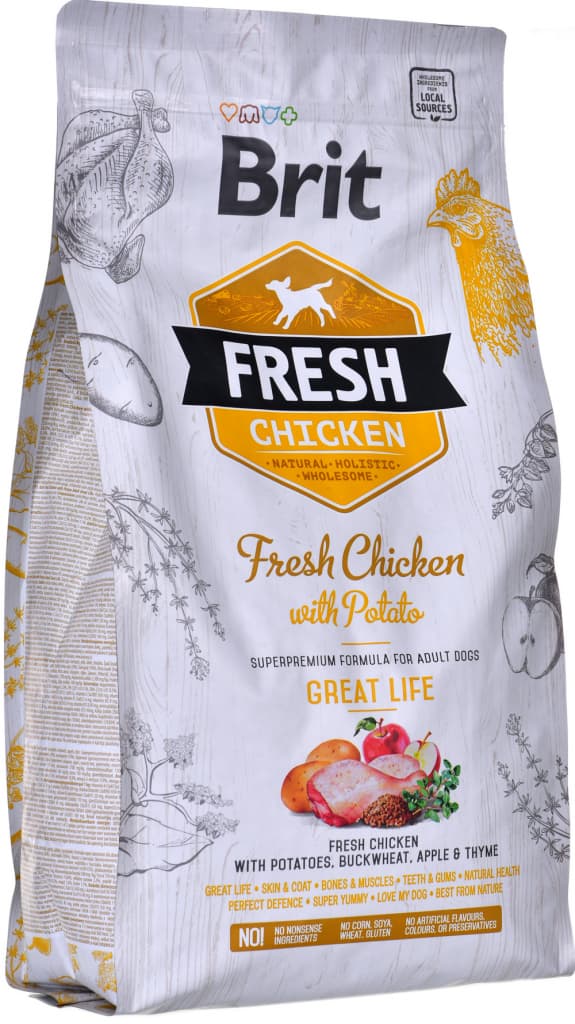 Brit Fresh Chicken & Potato Adult Great Life