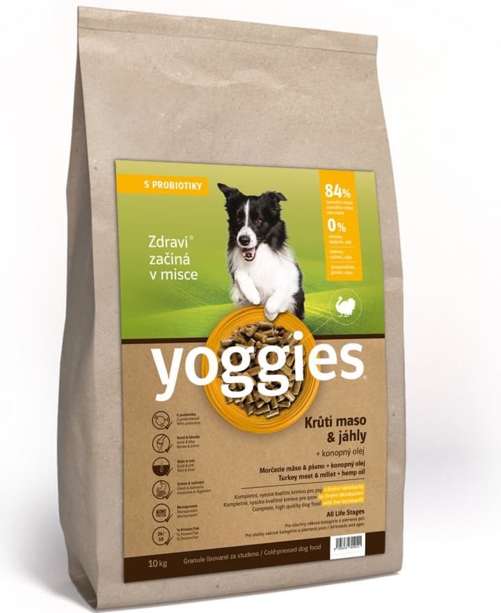 Yoggies Original Krůtí maso & jáhly