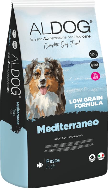 Aldog Low Grain Mediterraneo Fish Medium