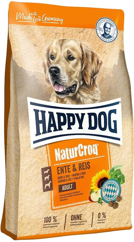 Happy Dog NaturCroq Ente & Reis