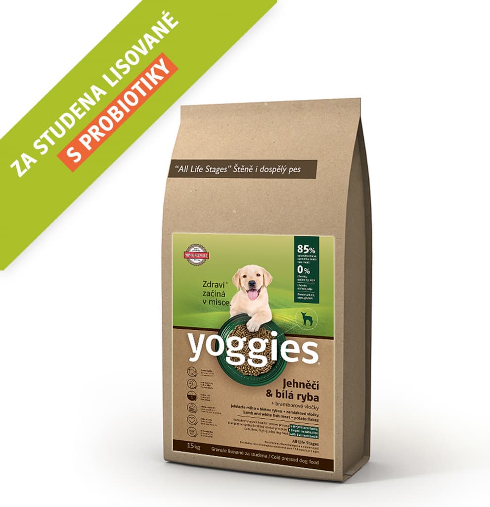 Yoggies Original mini Jehněčí & bílá ryba